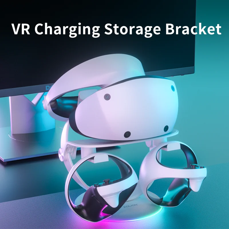 RGB Light Controller VR Glasses Headset Holder for PS5 VR2 for Oculus Quest 2 for PS5 Gamepad Display Brecket Storage Rack
RGB Light Controller VR Glasses Headset Holder for PS5 VR2 for Oculus Quest 2 for PS5 Gamepad Display Brecket Storage Rack
