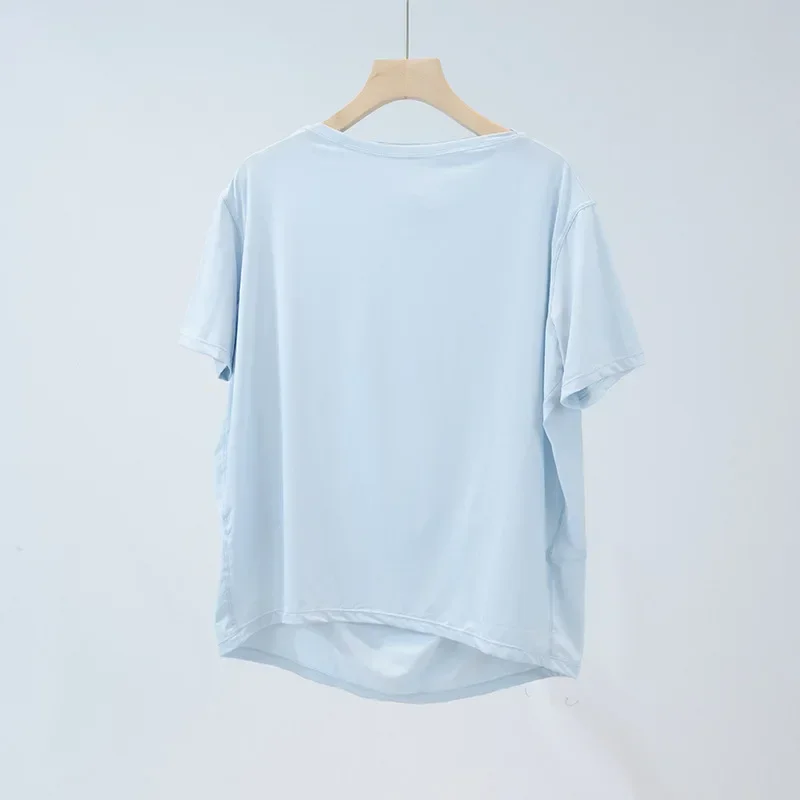 Женская футболка Lulu Back in Action с коротким рукавом, мягкая эластичная быстросохнущая футболка, свободная Спортивная футболка для фитнеса и йоги с коротким рукавом