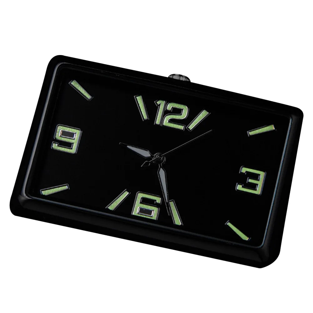 

Digital Quartz Car Accessories Car Accessories Auto Stick On Mini Digital Quartz Clock Luminous Pointer Diameter