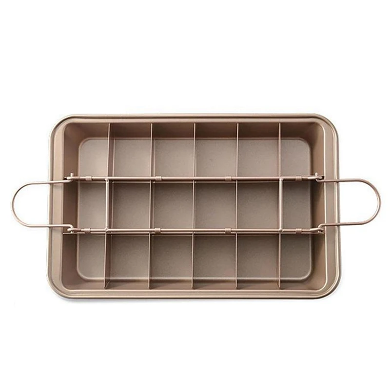 Durable Bread Cake Pan, Non-Stick Square Baking Utensil For Chocolate Cake Molding 
Durable Bread Cake Pan, Non-Stick Square Baking Utensil For Chocolate Cake Molding