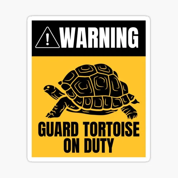 Warning Guard Tortoise On Duty Yard Sig 5PCS Car Stickers for Luggage Stickers Window Art Print Kid Wall Anime Background Room
Warning Guard Tortoise On Duty Yard Sig 5PCS Car Stickers for Luggage Stickers Window Art Print Kid Wall Anime Background Room