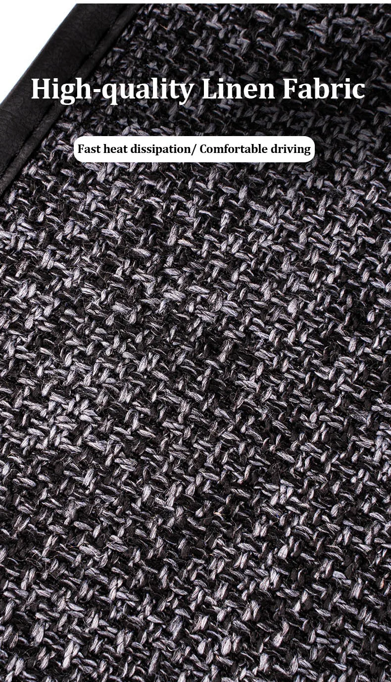 for Tesla Model 3 Y 2023 Breathable Linen Seat Cushion Backrest Protector Cover Model Y 2024 Summer Winter Interior Accessories 10 S128447d92e264b22a3f7168cd22e0330D