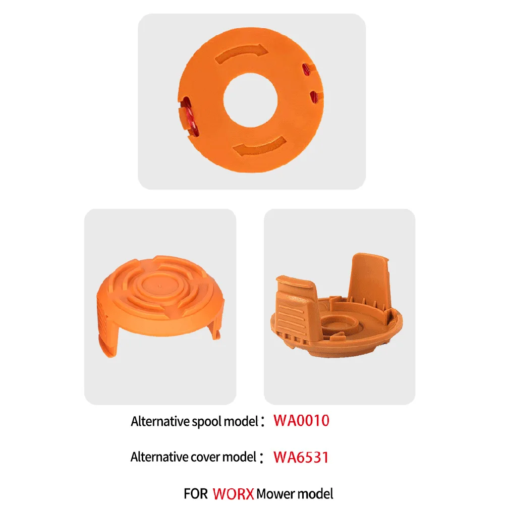 String Trimmer Parts Spool Cover Garden Yard WG155s WG160 For Worx WG150s Orange Plastic Replacement WG151s WG152
String Trimmer Parts Spool Cover Garden Yard WG155s WG160 For Worx WG150s Orange Plastic Replacement WG151s WG152