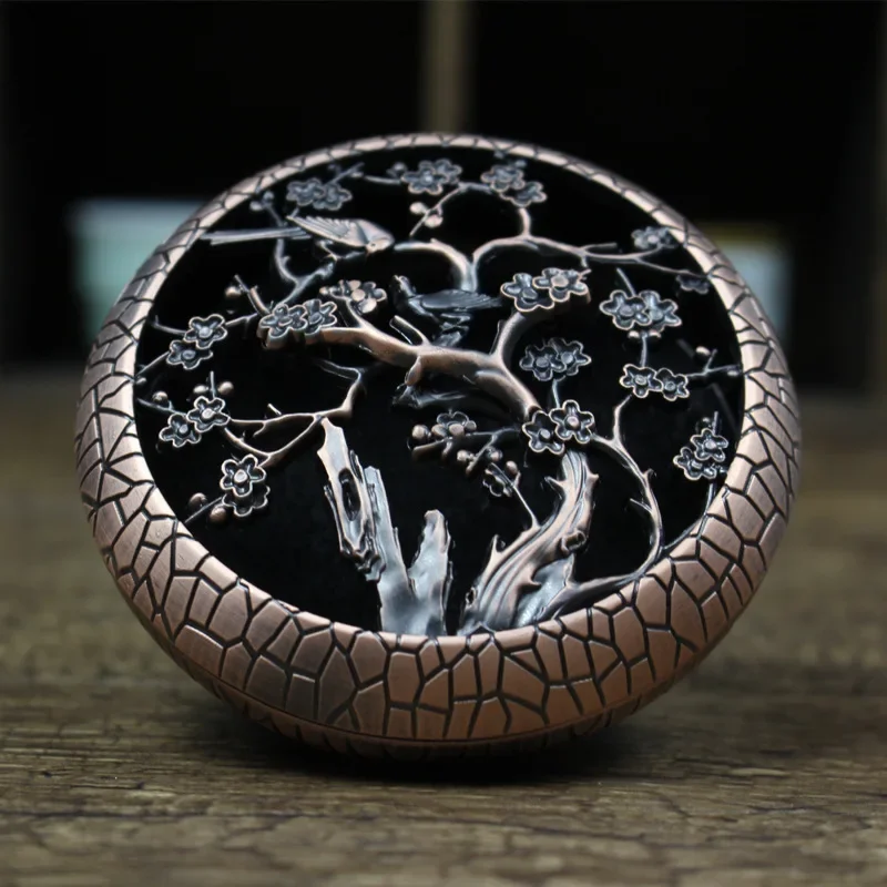 Pan Incense Furnace Bird Singing Flower Fragrance Hollow Incense Furnace Agarwood Sandalwood Incense Holder
Pan Incense Furnace Bird Singing Flower Fragrance Hollow Incense Furnace Agarwood Sandalwood Incense Holder