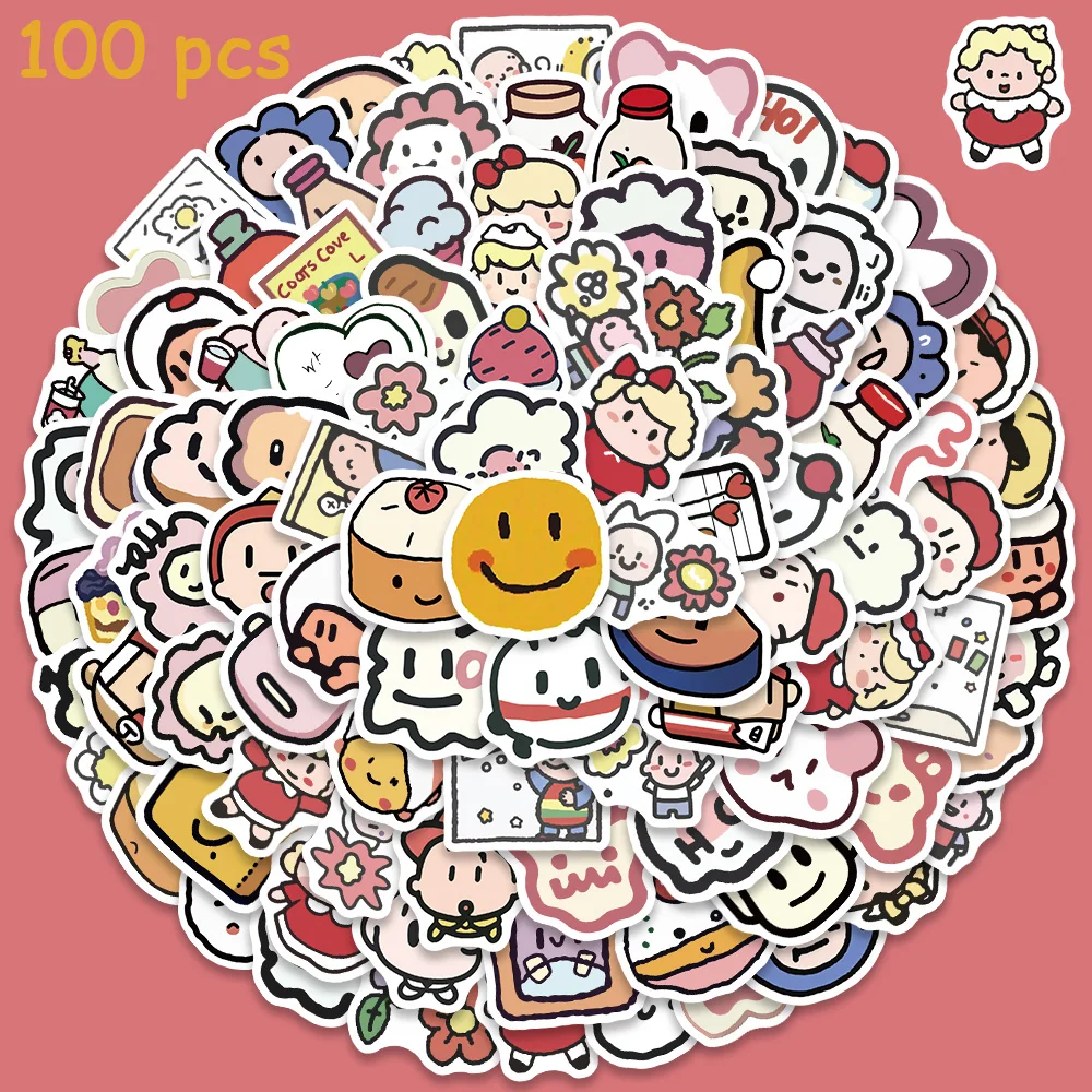 100pcs Korean INS Style Cartoon Smiling Face Girl Stickers For Kids Laptop Luggage Diary Bike Fridge Phone Decals Stickers
100pcs Korean INS Style Cartoon Smiling Face Girl Stickers For Kids Laptop Luggage Diary Bike Fridge Phone Decals Stickers