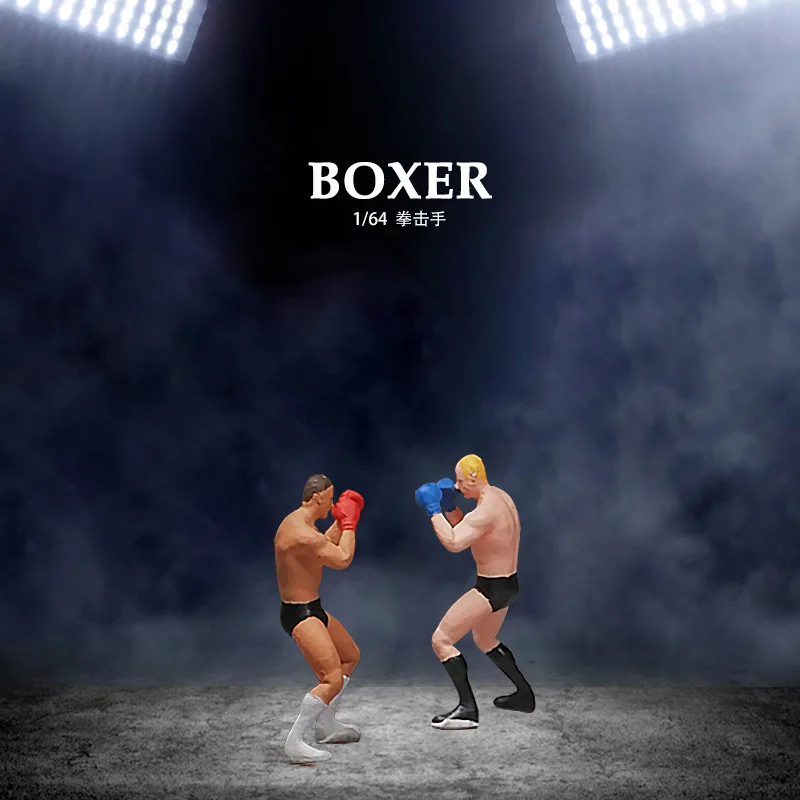 1/64 Fitness boxer miniature figure model Micro miniature figure sand table decoration
1/64 Fitness boxer miniature figure model Micro miniature figure sand table decoration