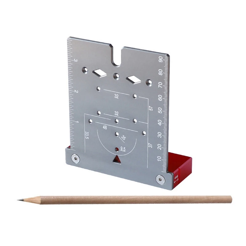 35mm Hinge Punching Locator Hinge Boring Jig with Inch Metric Scale Multi-Function Woodworking Drilling Locator-A
35mm Hinge Punching Locator Hinge Boring Jig with Inch Metric Scale Multi-Function Woodworking Drilling Locator-A
