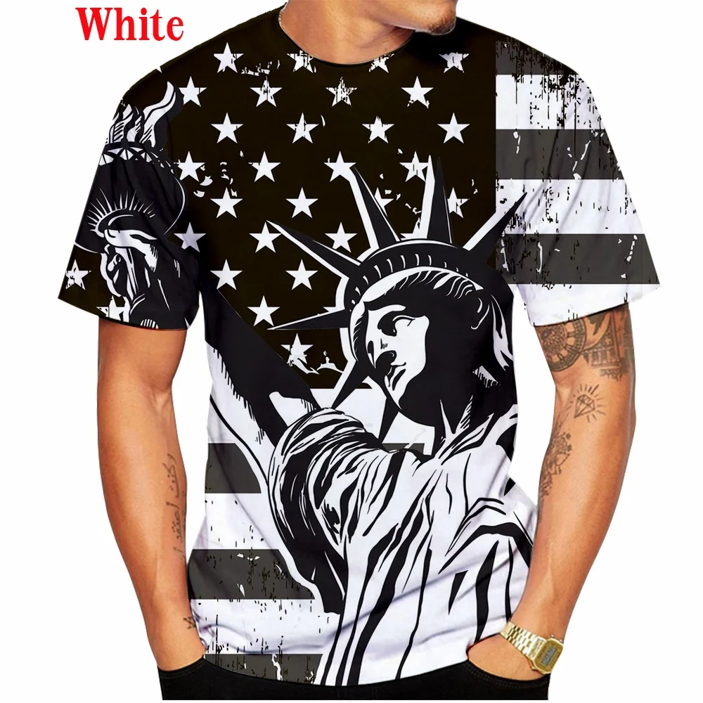 Novelty Cool Fashion American Independence Day Special Statue of Liberty 3d Printing Short Sleeve T Shirt
Novelty Cool Fashion American Independence Day Special Statue of Liberty 3d Printing Short Sleeve T Shirt