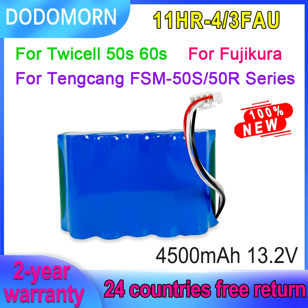 13,2 V 4500mAh 11HR-4/3FAU Аккумулятор для Twicell 50s 60s для Tengcang FSM-50S/50R Series высокое качество с номером отслеживания
13,2 V 4500mAh 11HR-4/3FAU Аккумулятор для Twicell 50s 60s для Tengcang FSM-50S/50R Series высокое качество с номером отслеживания