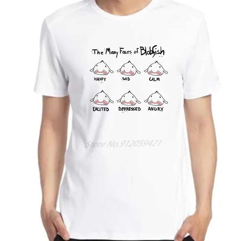 Fashion graphic t shirts Many Faces Of Blobfish T Shirt Funny Retro Cool Tees Harajuku Streetwear Summer Men's clothing
Fashion graphic t shirts Many Faces Of Blobfish T Shirt Funny Retro Cool Tees Harajuku Streetwear Summer Men's clothing
