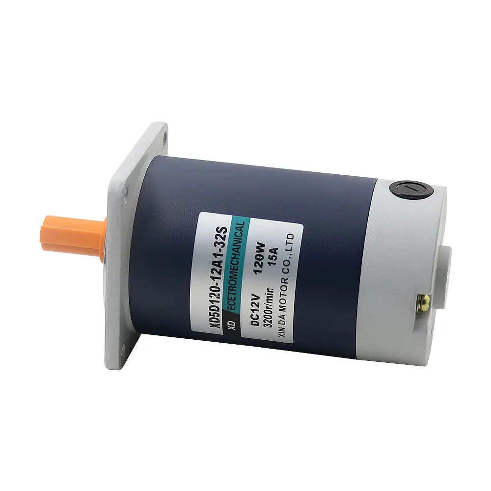 

120W Miniature DC Permanent Magnet Motor 12V24V Speed Regulating Motor 1800 Rpm high-speed Forward And Reverse Motor