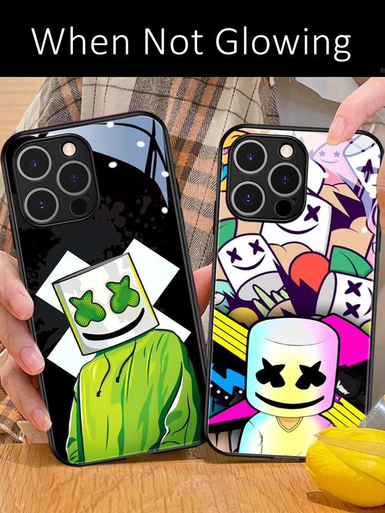 Fashion Nightclub Mask Man LED Light Glowing Luminous Phone Case for iPhone 11 12 13 14 15 X Xs Xr Mini Pro Max Plus Cover
Fashion Nightclub Mask Man LED Light Glowing Luminous Phone Case for iPhone 11 12 13 14 15 X Xs Xr Mini Pro Max Plus Cover