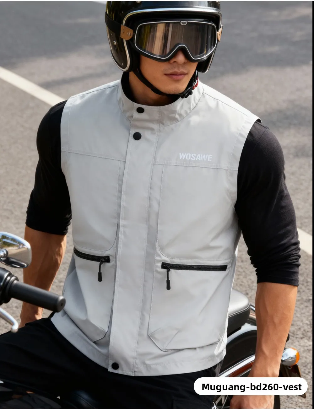 سترة رجالية من WOSAWE مع غطاء للرأس ومقاومة للماء والرياح للرجال والنساء، مناسبة لركوب الدراجات والمشي لمسافات طويلة والجري، سترة بأسلوب الهيب هوب سترة رجالية من WOSAWE مع غطاء للرأس ومقاومة للماء والرياح للرجال والنساء، مناسبة لركوب الدراجات والمشي لمسافات طويلة والجري، سترة بأسلوب الهيب هوب