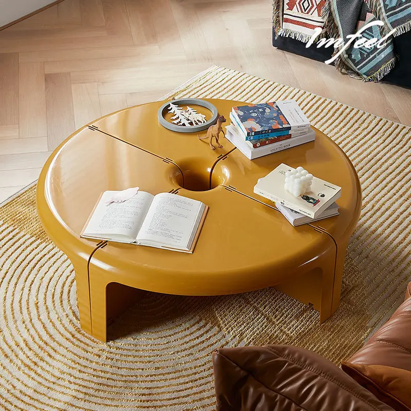 

Скандинавский комбинированный пластиковый журнальный столик, круглые прикроватные столики, креативный обеденный кухонный стол, вспомогательная мебель для спальни