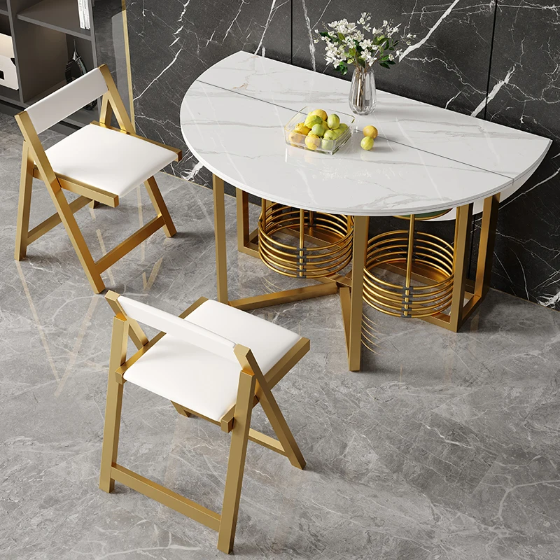 Nordic Waterproof Dining Table Legs Metal Modern Luxury Folding Dining Table Extendable Camping Mesa De Comedor Decorative
Nordic Waterproof Dining Table Legs Metal Modern Luxury Folding Dining Table Extendable Camping Mesa De Comedor Decorative