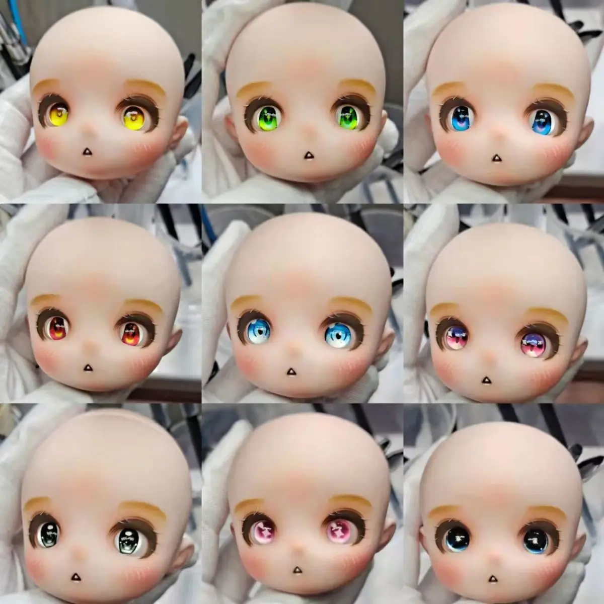 New 1/6 BJD Doll Head Makeup Anime Doll With Eyes Two-dimensional Cartoon Opening Head Doll Accessories Toys
New 1/6 BJD Doll Head Makeup Anime Doll With Eyes Two-dimensional Cartoon Opening Head Doll Accessories Toys