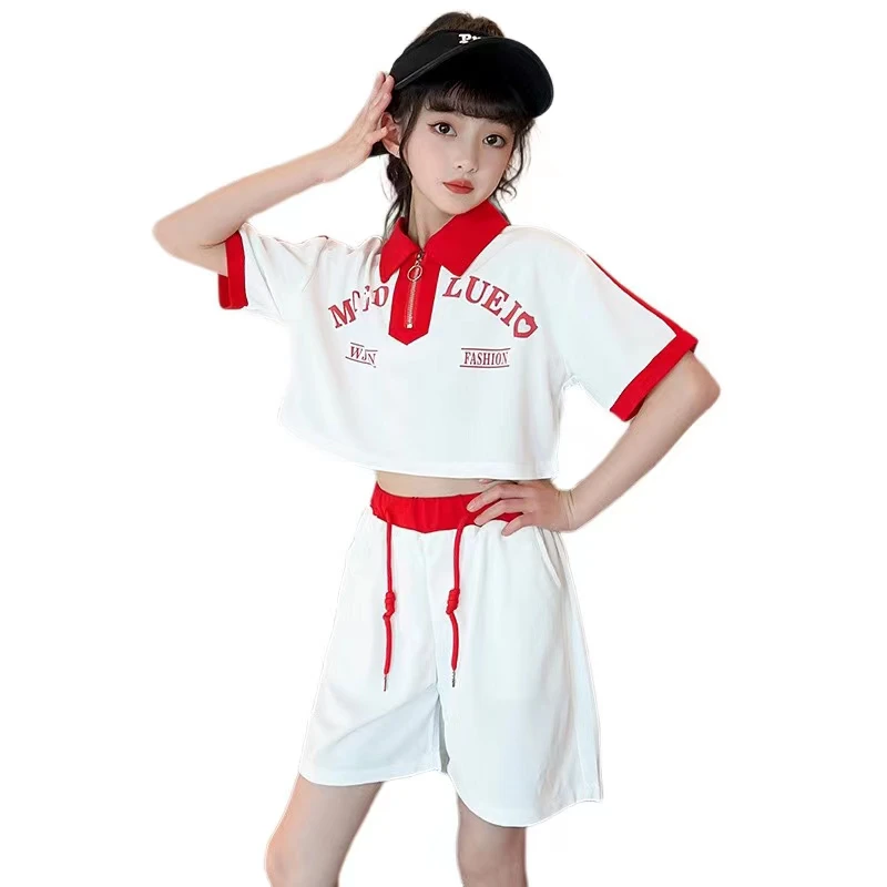 Children New Pure Cotton Set Girls POLO Shirt+Shorts Girls Summer 2PK Youth Sportswear Baby Casual Clothing 5 7 9 11 13 14 Year
Children New Pure Cotton Set Girls POLO Shirt+Shorts Girls Summer 2PK Youth Sportswear Baby Casual Clothing 5 7 9 11 13 14 Year