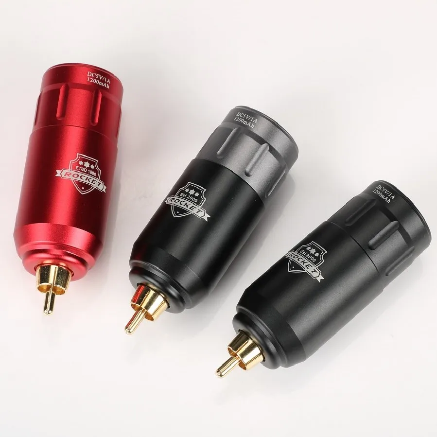 Professional Rechargeable Mini Wireless Rocket Tattoo Battery Power RCA Connector Rotary Tattoo Pen Machine Tattoo Power Supply
Professional Rechargeable Mini Wireless Rocket Tattoo Battery Power RCA Connector Rotary Tattoo Pen Machine Tattoo Power Supply