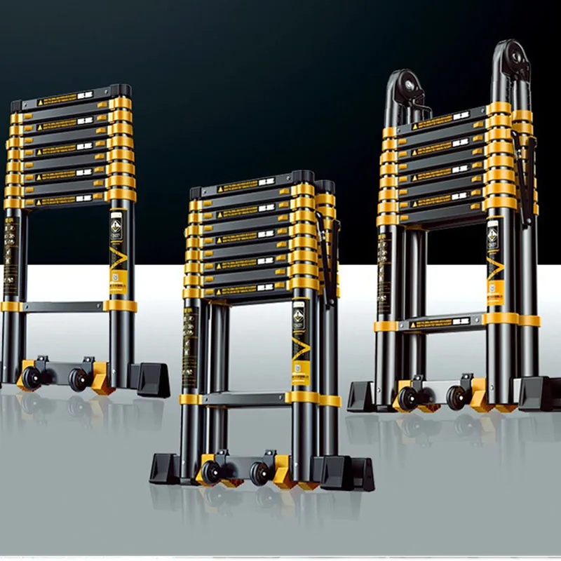 Утолщенная телескопическая лестница из алюминиевого сплава, многофункциональная складная лестница для дома
Утолщенная телескопическая лестница из алюминиевого сплава, многофункциональная складная лестница для дома
