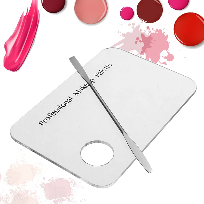 Professional Nail Artists Acrylic Nail Stamping Plates High-quality Multi-functional Makeup Palette Spatula Nail Art Precise 
Professional Nail Artists Acrylic Nail Stamping Plates High-quality Multi-functional Makeup Palette Spatula Nail Art Precise