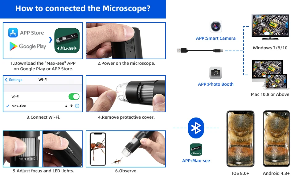 Wireless Digital Microscope 50X-1000X Magnification Flexible Stand for Android IOS iPhone PC Electronic Stereo Wifi Microscope 1 Mallzona S129d681d6c4e424e913fcecb54b33d1c5 Wireless Digital Microscope 50X-1000X Magnification Flexible Stand for Android IOS iPhone PC Electronic Stereo Wifi Microscope Mallzona