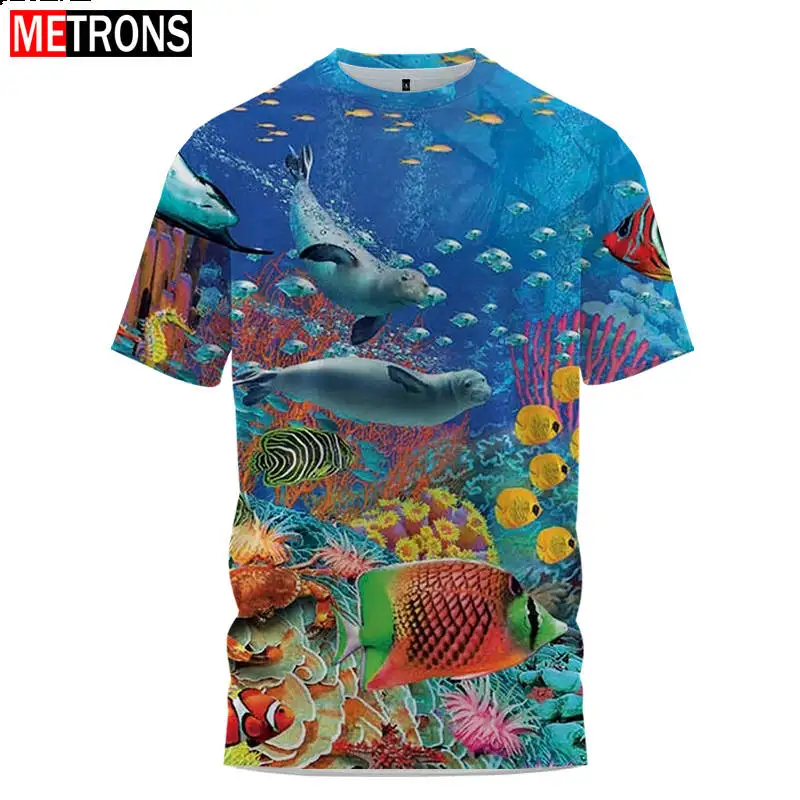 Men's Graphic T-shirt Casual 3D Printing Harajuku Personalized Round Neck Short Sleeve Extra Large Hawaiian 6xl Underwater World
Men's Graphic T-shirt Casual 3D Printing Harajuku Personalized Round Neck Short Sleeve Extra Large Hawaiian 6xl Underwater World