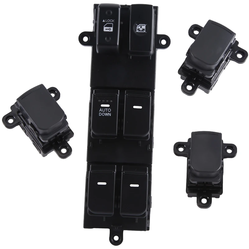 Переключатель Стеклоподъемника автомобиля 93570-2X100 93580-2K000 93570-2K010 для Kia Soul 2010-2013, передний, левый и правый, задний, левый и правый части 
Переключатель Стеклоподъемника автомобиля 93570-2X100 93580-2K000 93570-2K010 для Kia Soul 2010-2013, передний, левый и правый, задний, левый и правый части