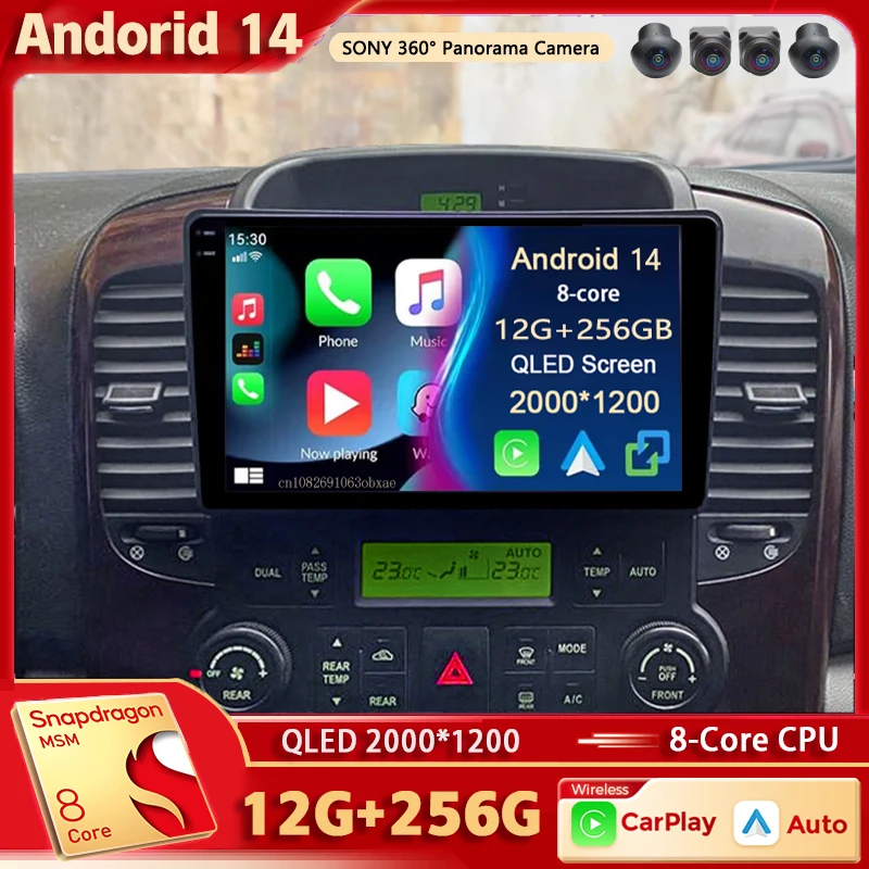 Автомагнитола 2K QLED, мультимедийный видеоплеер на Android 14 для KIA Carnival VQ 2006-2014 с голосовым помощником и GPS
Автомагнитола 2K QLED, мультимедийный видеоплеер на Android 14 для KIA Carnival VQ 2006-2014 с голосовым помощником и GPS