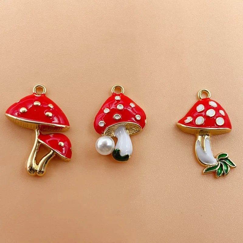 10pcs Enamel Mushroom Charm for Jewelry Making Earring Pendant Bracelet Necklace Charms Diy Jewelry Making Accessories
10pcs Enamel Mushroom Charm for Jewelry Making Earring Pendant Bracelet Necklace Charms Diy Jewelry Making Accessories