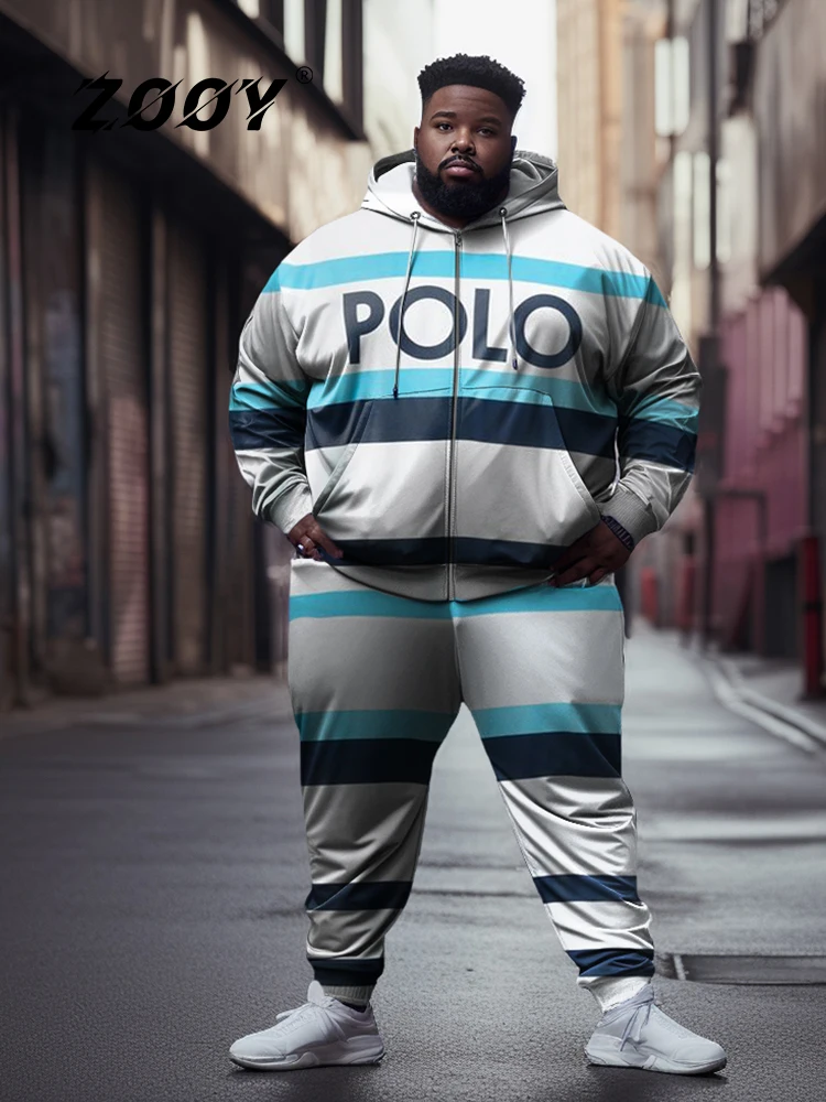 Мужской комплект спортивных брюк ZOOY (L-9XL), яркие Простые повседневные спортивные брюки с капюшоном и яркими полосками для бега
Мужской комплект спортивных брюк ZOOY (L-9XL), яркие Простые повседневные спортивные брюки с капюшоном и яркими полосками для бега