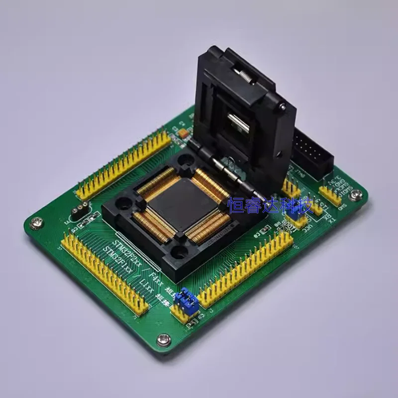 Адаптер программирования розетки для тестовых разъемов STM32-QFP144 Yamaichi IC для QFP144 LQFP144 0,5 мм STM32F10xZ STM32L1xxZ STM32F2xxZ STM32F4xxZ
Адаптер программирования розетки для тестовых разъемов STM32-QFP144 Yamaichi IC для QFP144 LQFP144 0,5 мм STM32F10xZ STM32L1xxZ STM32F2xxZ STM32F4xxZ