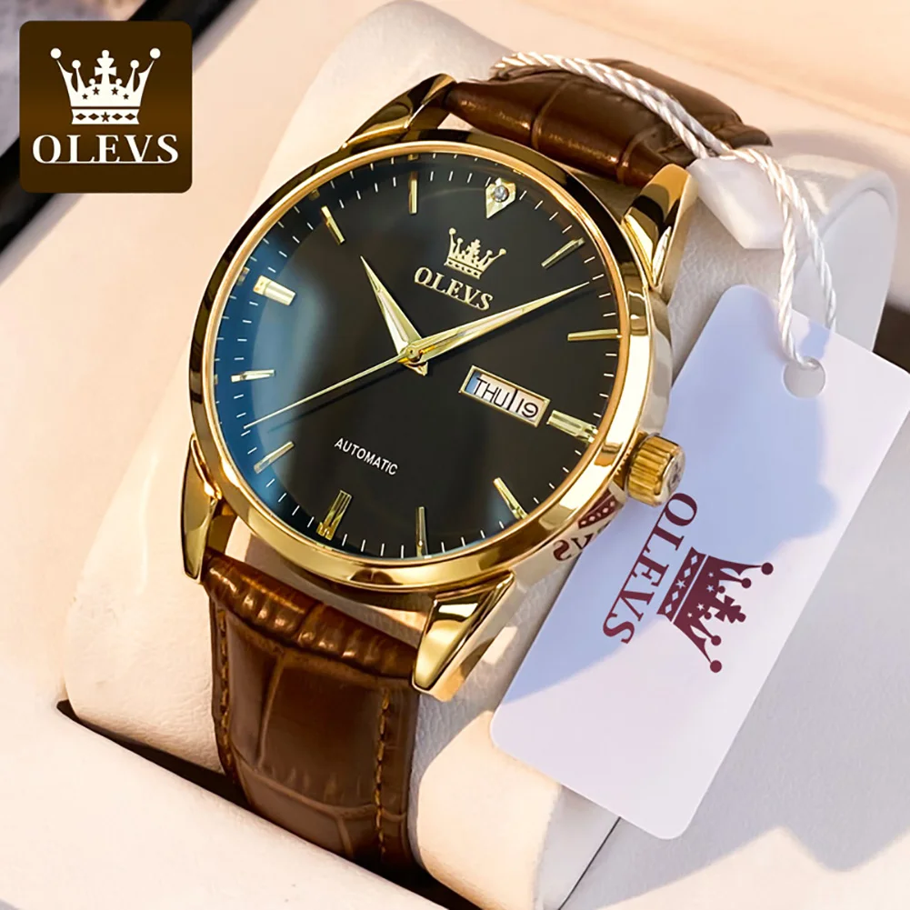 2023 OLEVS Swiss Certification Automatic Mechanical Men's Wristwatch 30m Waterproof Sports Men Watches Week Display 6629
2023 OLEVS Swiss Certification Automatic Mechanical Men's Wristwatch 30m Waterproof Sports Men Watches Week Display 6629