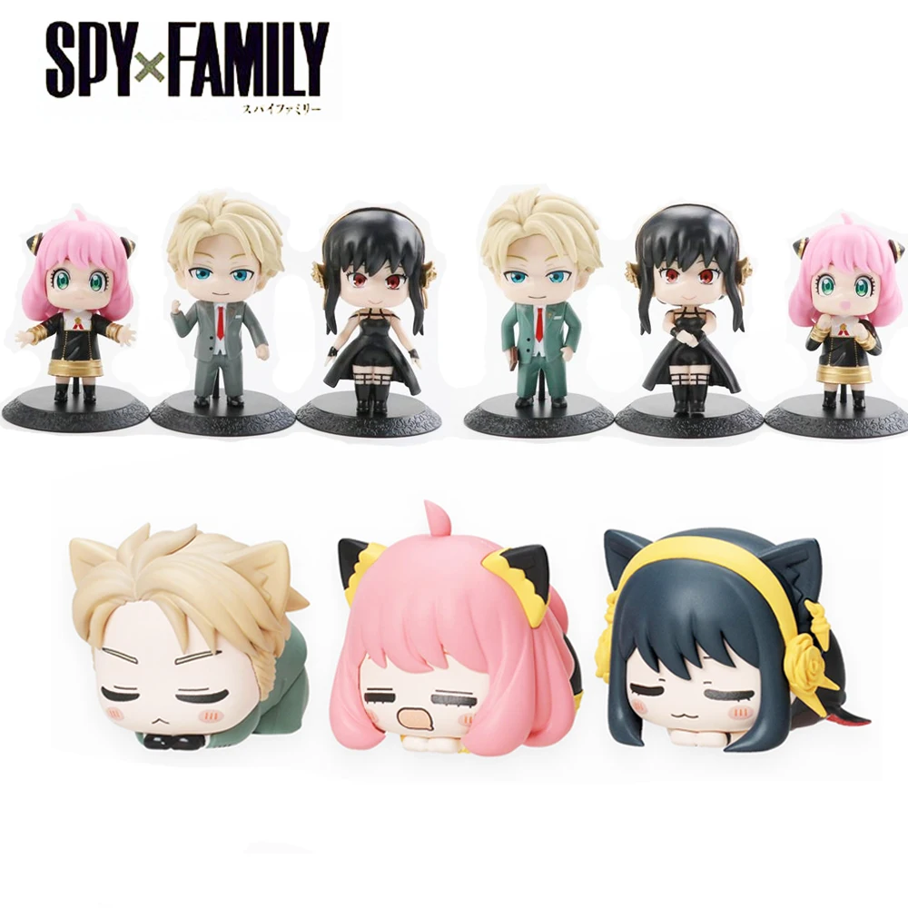 A Set Anime SPY X FAMILY PVC Action Figure Twilight Anya Forger Yor Forger Collection Model Toys Doll Gift
A Set Anime SPY X FAMILY PVC Action Figure Twilight Anya Forger Yor Forger Collection Model Toys Doll Gift