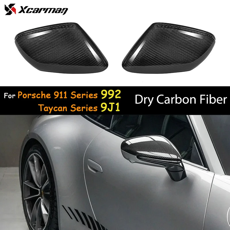 1 Pair Dry Carbon Fiber Side Wing Rearview Mirror Cover Caps Replacement Shells Glossy for Porsche 911 Taycan Series 992 9J1
1 Pair Dry Carbon Fiber Side Wing Rearview Mirror Cover Caps Replacement Shells Glossy for Porsche 911 Taycan Series 992 9J1