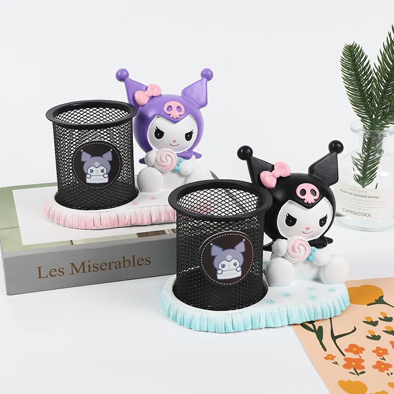 Sanrio Kuromi Anime Pen Holder Stationery Kawaii Ornaments Office Bedroom Student Model Desktop Ornaments Children's Day Gift
Sanrio Kuromi Anime Pen Holder Stationery Kawaii Ornaments Office Bedroom Student Model Desktop Ornaments Children's Day Gift