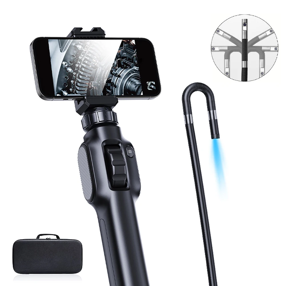 S43-OTG Dual Lens 360° Rotation Endoscope Pipeline Detector Handheld Endoscope Industrial Video Microscope For Car Pipe Repair
S43-OTG Dual Lens 360° Rotation Endoscope Pipeline Detector Handheld Endoscope Industrial Video Microscope For Car Pipe Repair
