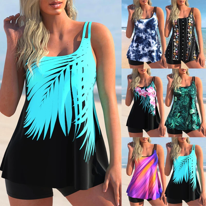 2023 Women's Printed Beach Swimwear Off Shoulder Sexy Bikini Swimwear Summer Tankini Swimwear Tankiny Two Piece Beach Suit
2023 Women's Printed Beach Swimwear Off Shoulder Sexy Bikini Swimwear Summer Tankini Swimwear Tankiny Two Piece Beach Suit