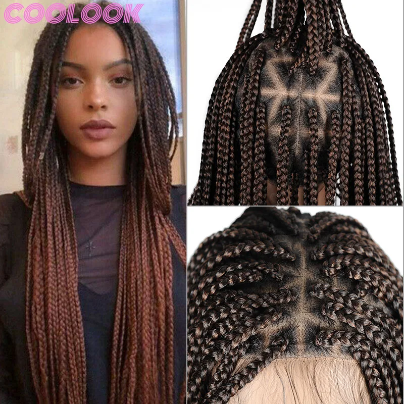 36 inch synthetic braided full lace front wig super long knotless box braid frontal wig ombre full lace box braid wigs for women
36 inch synthetic braided full lace front wig super long knotless box braid frontal wig ombre full lace box braid wigs for women