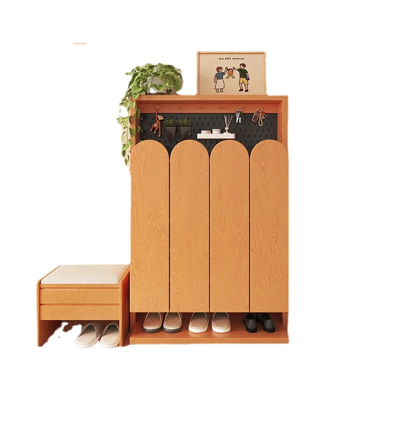 PQF Solid Wood Shoe Cabinet Entrance Doorway Entrance Cabinet Small Apartment Locker
PQF Solid Wood Shoe Cabinet Entrance Doorway Entrance Cabinet Small Apartment Locker
