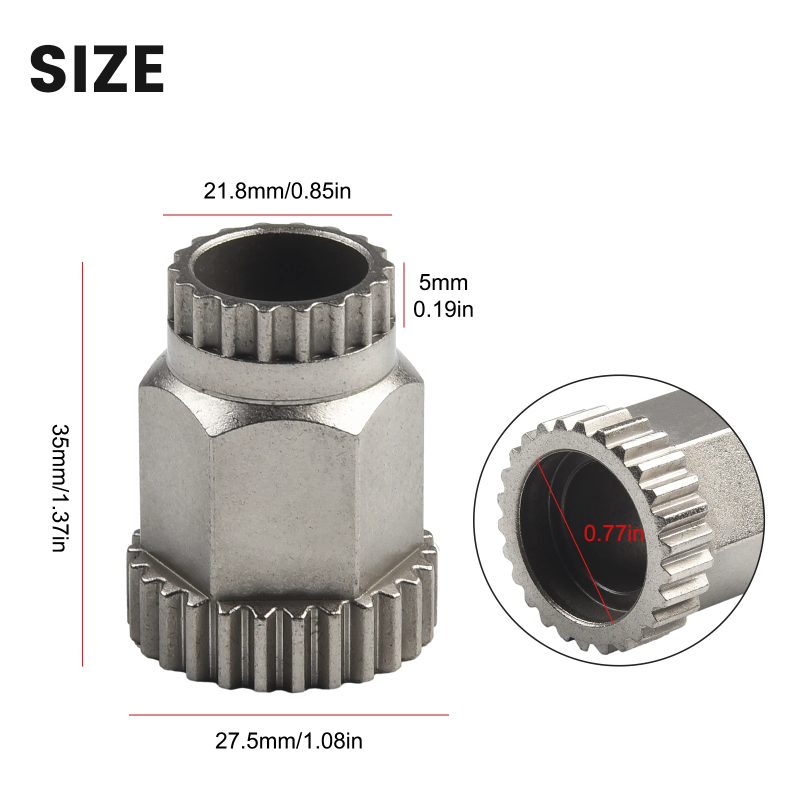 High Quality Silver Tool for Bike Bicycle Eheel Hub Body Disassembly DT Swiss Planetary Ratchet EXP Compatible
High Quality Silver Tool for Bike Bicycle Eheel Hub Body Disassembly DT Swiss Planetary Ratchet EXP Compatible