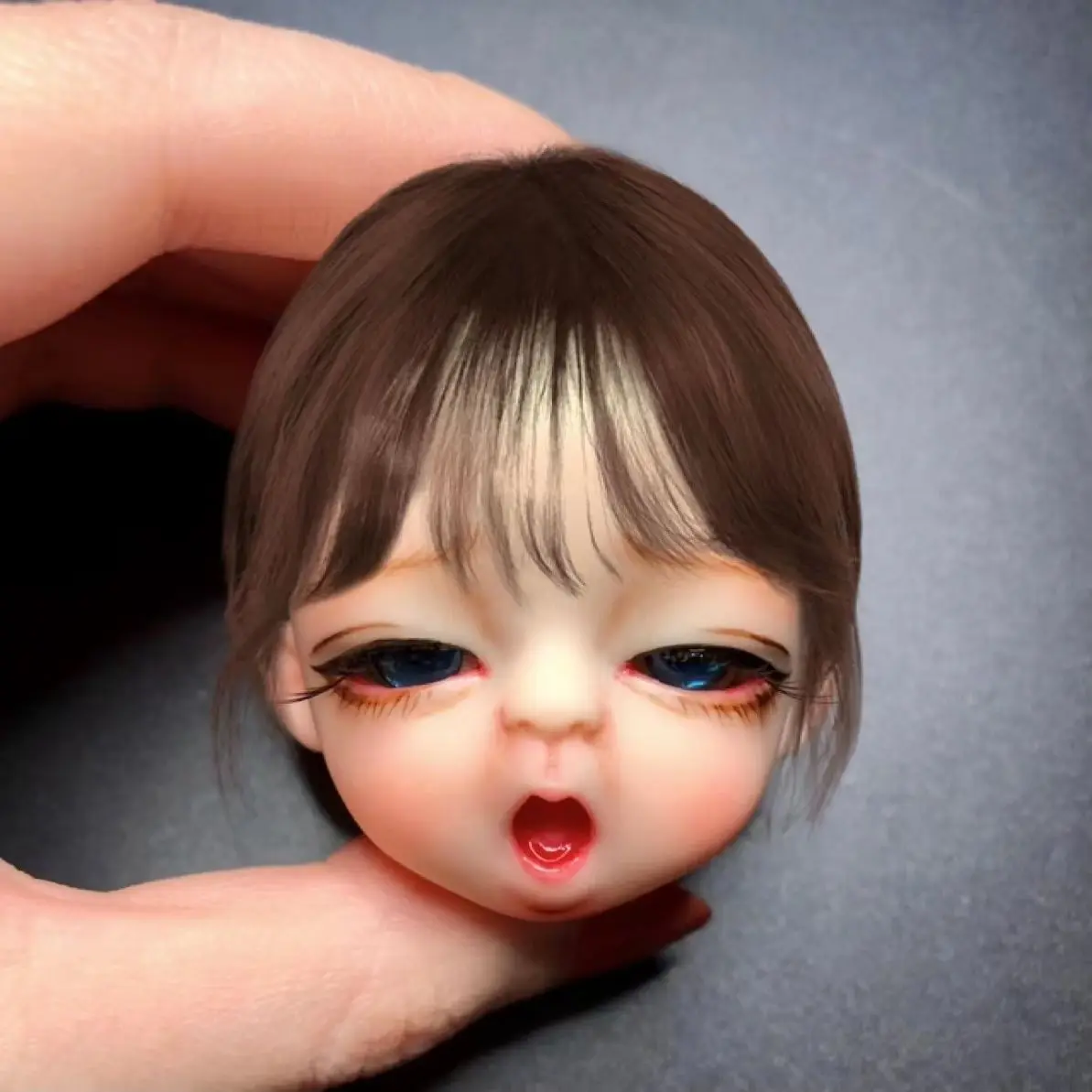 New 1/8 Doll Head With Body Makeup Sleeping Girl Doll Makeup Girl Doll Head With 3D Colorful Eyes
New 1/8 Doll Head With Body Makeup Sleeping Girl Doll Makeup Girl Doll Head With 3D Colorful Eyes