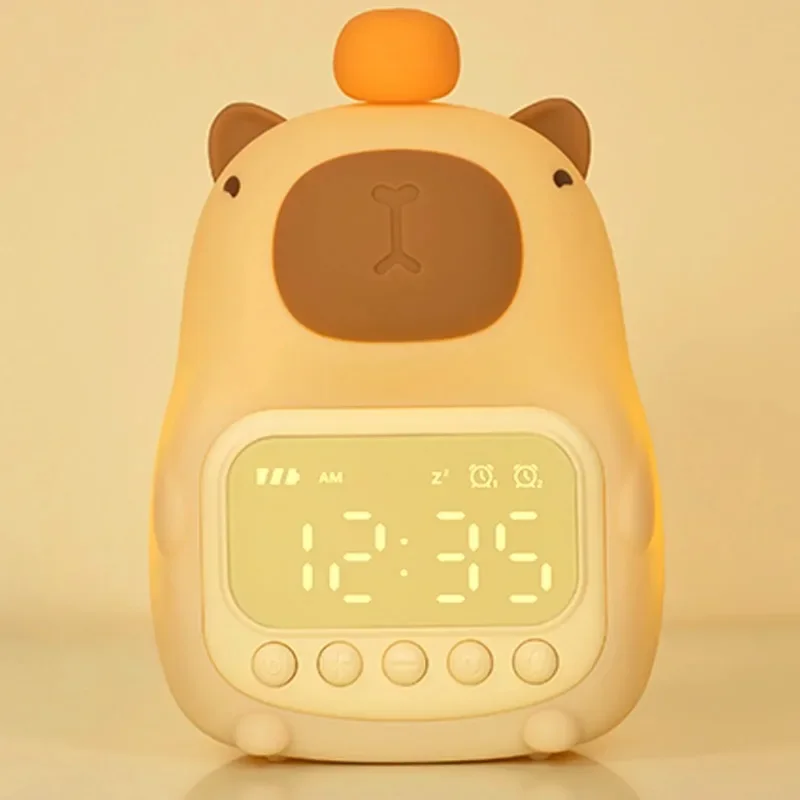 12/24H Alarm LED Clock Cute Digital Alarm Clock Desktop Table Clock Night Light Touch Snooze Rechargable Always-on Display
12/24H Alarm LED Clock Cute Digital Alarm Clock Desktop Table Clock Night Light Touch Snooze Rechargable Always-on Display