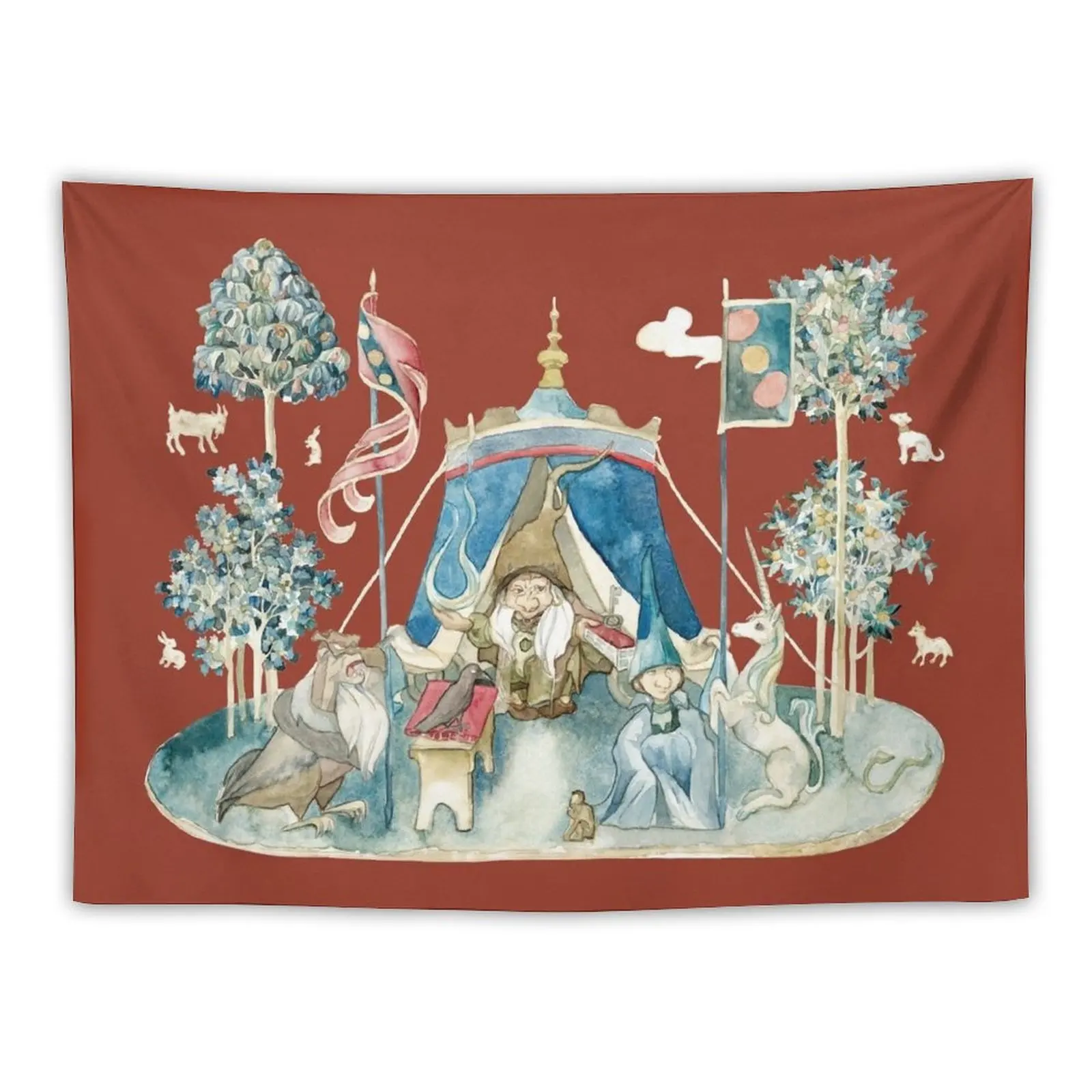 The Last Unicorn - Two Sides of Magic medieval design Tapestry Bedroom Decor Room Decor For Girls 
The Last Unicorn - Two Sides of Magic medieval design Tapestry Bedroom Decor Room Decor For Girls