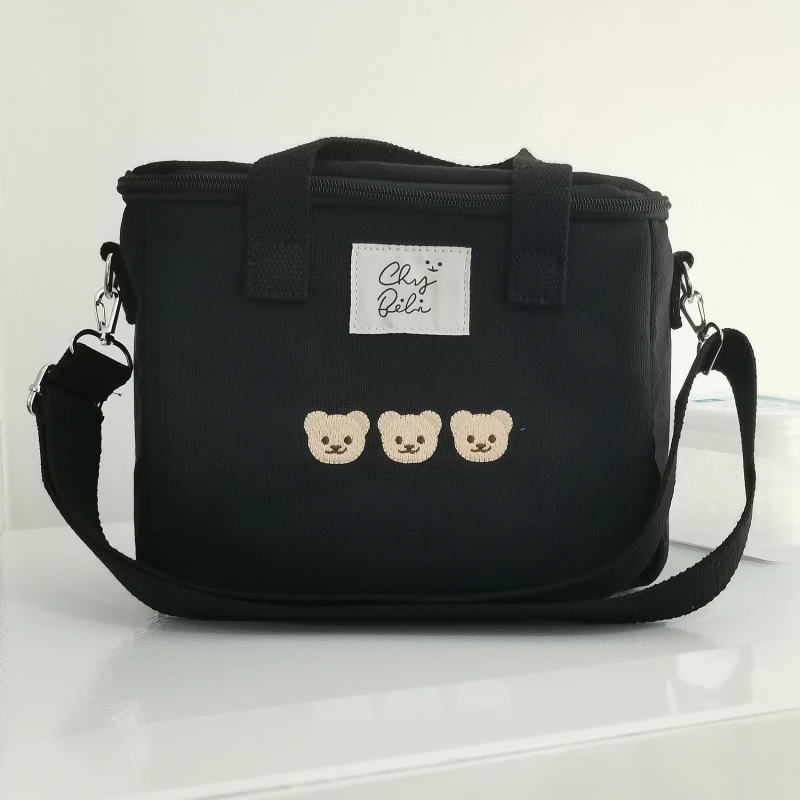 Mother Baby Bag Diaper Bags Multifunctional Waterproof Bear Embroidery Thermal Insulation Mommy Bag Fashion Food Storage Bags
Mother Baby Bag Diaper Bags Multifunctional Waterproof Bear Embroidery Thermal Insulation Mommy Bag Fashion Food Storage Bags