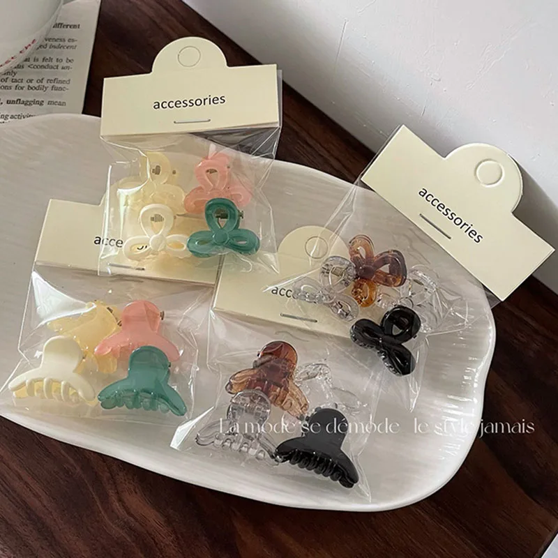4pcs/Set New Korean Mini Acrylic Hair Claw Clips Crab Women Girls Fashion Colorful Barrettes Hairpins Kid Hair Accessories Gift
4pcs/Set New Korean Mini Acrylic Hair Claw Clips Crab Women Girls Fashion Colorful Barrettes Hairpins Kid Hair Accessories Gift