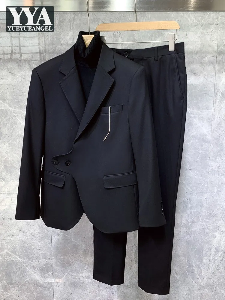 Groom Wedding Dress Suit Designer Business Men Formal Two Piece Set Blazer Jacket Pants Black Matching Sets Banquet Party Suits
Groom Wedding Dress Suit Designer Business Men Formal Two Piece Set Blazer Jacket Pants Black Matching Sets Banquet Party Suits