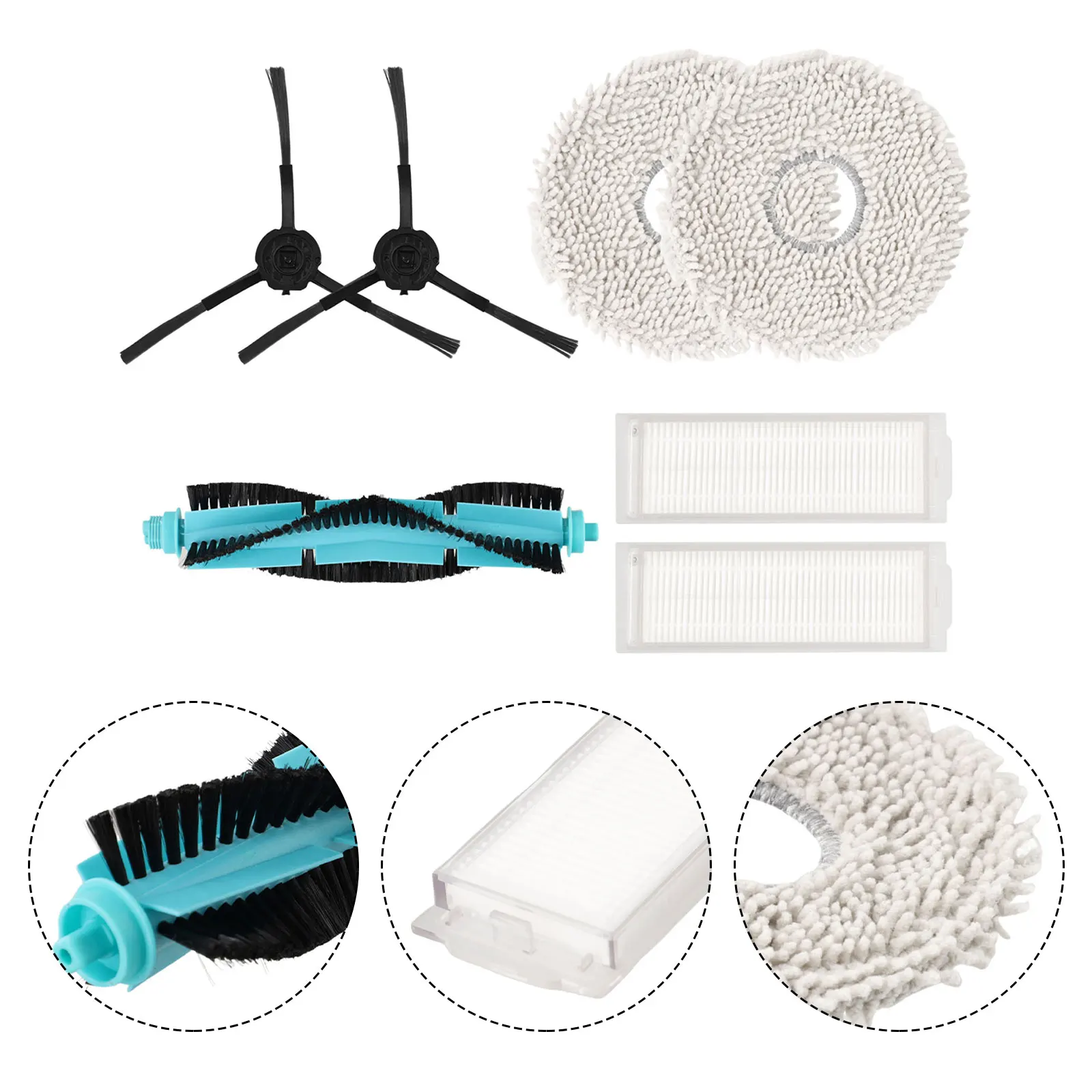 Maintain High Performance with Spare Parts for Cecotec For Conga 11090 Spin Side Brush Roller Brush Filters Mop Cloth
Maintain High Performance with Spare Parts for Cecotec For Conga 11090 Spin Side Brush Roller Brush Filters Mop Cloth
