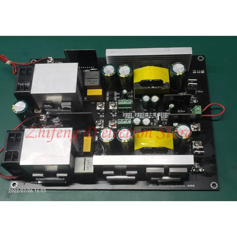 IR2092 Dual Channel 1KW Car Outdoor Audio Class D HIFI Digital Power Amplifier Board, BTL Bridge Mono
IR2092 Dual Channel 1KW Car Outdoor Audio Class D HIFI Digital Power Amplifier Board, BTL Bridge Mono