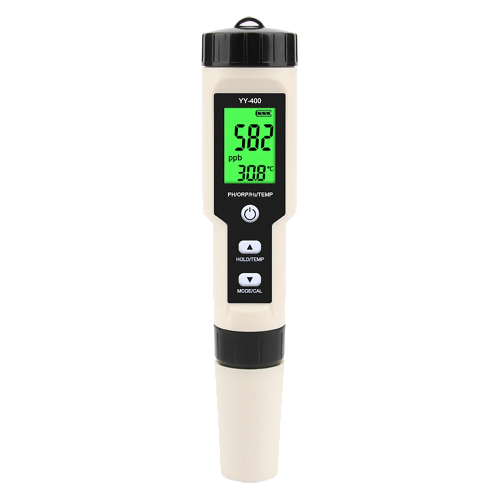 4 in 1 YY-400 PH/ORP/H2&TEM Meter Digital Hydrogen Ion Concentration Tester for Aquarium, Swimming Pool, Backlight
4 in 1 YY-400 PH/ORP/H2&TEM Meter Digital Hydrogen Ion Concentration Tester for Aquarium, Swimming Pool, Backlight
