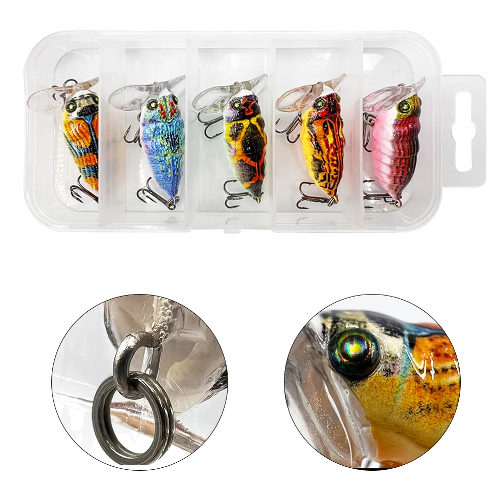 5PCS Simulation Cicada Hard Fake Bait Fishing Lure 4cm 3g Bionic Iscas Artificial Wobblers Crankbait Pesca Insect Pike Tackle
5PCS Simulation Cicada Hard Fake Bait Fishing Lure 4cm 3g Bionic Iscas Artificial Wobblers Crankbait Pesca Insect Pike Tackle